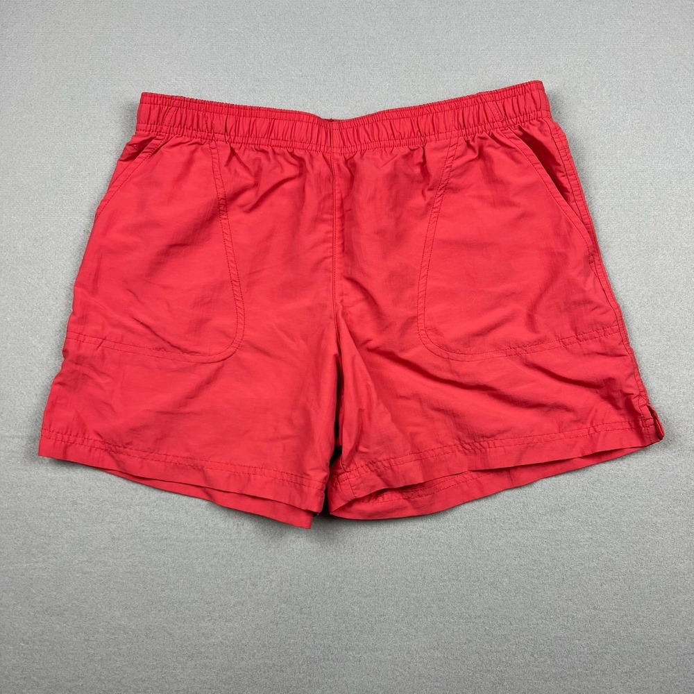 Columbia Women's Medium Red Lily Sandy River Shorts Mesh Lined Water Activewear